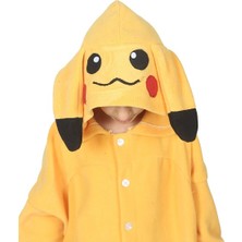 Yüsü Çocuk Kigurumi Pikachu Kostümü