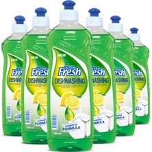 Ultra Fresh Elde Yıkama Sıvı Bulaşık Deterjanı 750 ml 6 Adet