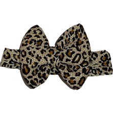 Leopar Kız Bebek Saç Bandı