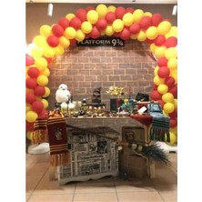 Best Parti 100 Adet Sarı Kırmızı Balon Konsepti ve 5 mt Balon Zinciri