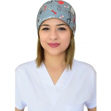 Nur Medikal Giyim Nurse Life Desenli Cerrahi Bone