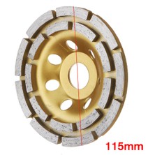 Guangdong Spirit 115/180MM Çift Sıralı Elmas Beton Taşlama Elmas Taşlama Diski Segmenti Granit Taş Metal Işleme Kesme Fincan Aletleri Aracı (Yurt Dışından)