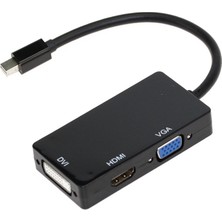 Guangdong Spirit MacBook Pro Mac Air Için Mini Display Port Thunderbolt - HDMI VGA DVI Adaptörü (Yurt Dışından)