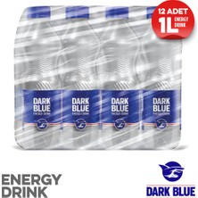 Dark Blue Enerji İçeceği, 1 lt (12'li Paket, 12 adet x 1 lt)