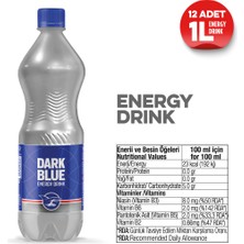 Dark Blue Enerji İçeceği, 1 lt (12'li Paket, 12 adet x 1 lt)