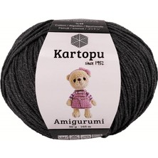 Kartopu Amigurumi Pamuklu Oyuncak Örgü Ipliği Füme K995 50 gr