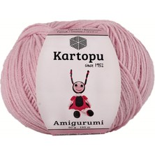Kartopu Amigurumi Pamuklu Oyuncak Örgü Ipliği Pembe K768 50 gr