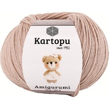 Kartopu Amigurumi Pamuklu Oyuncak Örgü Ipliği Açık Bej K850 50 gr
