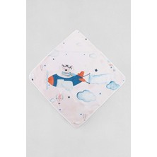 İrya Pilot Ayı %100 Pamuk Kundak Havlu 75x75 cm