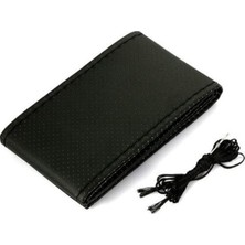 Gürler Oto Kılıf ve Aksesuar Direksiyon Kılıfı Dikmeli Direksiyon Noktalı Siyah