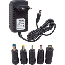 Powermaster PM-7850 9 Volt - 2 Amper 5 Uçlu Unıversal Tablet Adaptörü
