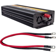 Powermaster PWR1500-12 Tek Dıgıtal Ekran 12 Volt 1500 Watt Modıfıed Sınus Wave Inverter