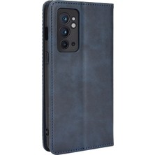 Zsykd  Oneplus 9rt 5g Için Retro Doku Çevirme Kılıfı - Mavi (Yurt Dışından)