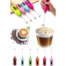 Mini Mixer Kahve Süt Köpürtücü Karıştırıcı Cappucino Mikser Star Coffe Yapımı El Mikser