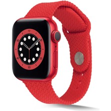 MobaxAksesuar Apple Watch 10 42mm - 38/40/41mm Kordon Silikon Örgü Kordon 2/3/4/5/6/se/7/8/9
