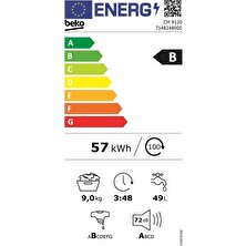 Beko cm 9120 9 kg 1200 Devir Çamaşır Makinesi