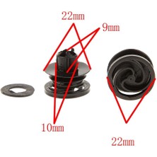 Cuticate 20 Kapı Paneli Paketi Klipsleri Fastener Tutucu 98-Up Vw Passat 3B0868243 (Yurt Dışından)