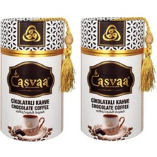 Casvaa Coffee Coffee Bitter Çikolatalı Türk Kahvesi 2 Adet 250 gr Silindir Kutu