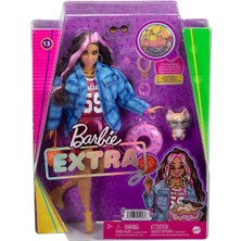 HDJ46 Barbie Extra - Ekose Ceketli Bebek