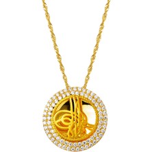 Bilezikci Tuğralı 14 Ayar Altın Kolye