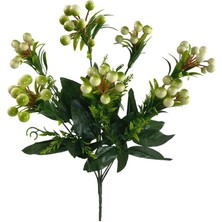 Nettenevime Yapay Çiçek Yeşil Kokina Demeti 7 Dal 40*25CM
