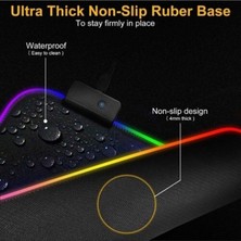 Battunique 35X30 Rgb LED Işıklı Desenli Oyuncu Mouse Pad Kaymaz Tabanlı