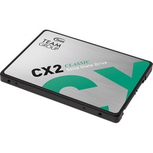 Team Cx2 256GB 520/430MB/S 2.5" Sata3 SSD Disk (T253X6256G0C101)