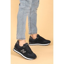 Hammer Jack Peru Büyük Numara Erkek Sneaker Spor Ayakkabı Siyah 19250 V1