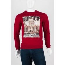 Dünyadan Hediyeler Londra Unisex Pamuklu Slim Fit Sweatshirt Large