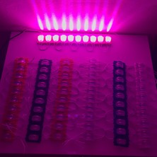 Hazar Led 12 Volt Dar Açılı Modül Led Pembe (5 Adet)