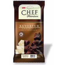 Elvan Chef Premium Beyaz Çikolata Mini Kuvertür 200 Gr. (1 Adet)