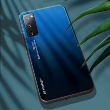 Hello-U Galaxy S20 Fe / S20 Fan Edition / S20 Fe 5g / S20 Fan Edition 5g Için Gradyan Renkli Temperli Cam + Tpu Telefon Kılıfı (Yurt Dışından)