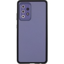 Hello-U Galaxy A52 4g/5g / A52S 5g Için Manyetik Metal Çerçeve + Çift Taraflı Temperli Cam Telefon Kılıfı - Siyah (Yurt Dışından)