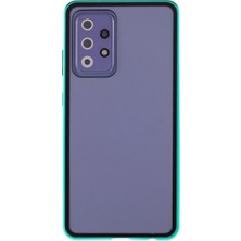 Hello-U Galaxy A52 4g/5g / A52S 5g Için Manyetik Metal Çerçeve + Çift Taraflı Temperli Cam Telefon Kılıfı - Yeşil (Yurt Dışından)