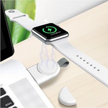 Gregoss Apple Watch Uyumlu Için Manyetik Şarj Aygıtlı Anahtarlık Tipi USB Adaptör