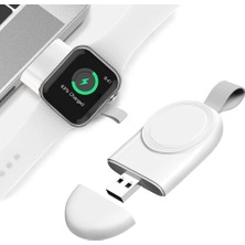 Gregoss Apple Watch Uyumlu Için Manyetik Şarj Aygıtlı Anahtarlık Tipi USB Adaptör