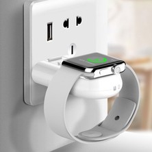 Gregoss Apple Watch Uyumlu Için Manyetik Şarj Aygıtlı Anahtarlık Tipi USB Adaptör