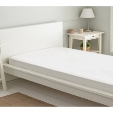 Tekstil Home Tek Kişilik Lastikli Çarşaf Seti 100 x 200 cm Ebat Beyaz Renk Pamuklu