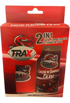 Aracınız İçin En İyisi T-Rax Süper Kalite Lastik ve Tampon Parlatıcı Cila 2'li Paket Seti