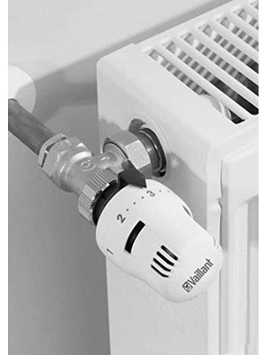 Vaillant Köşe 1/2" Termostatik Radyatör Vanası DN15  Çok Fonksiyonlu Ürünler
