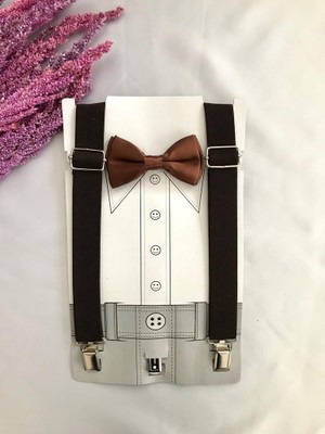 Ar&es Kids Erkek Çocuk Askı Papyon Takımı 1-8 Yaş Arası Uygundur.