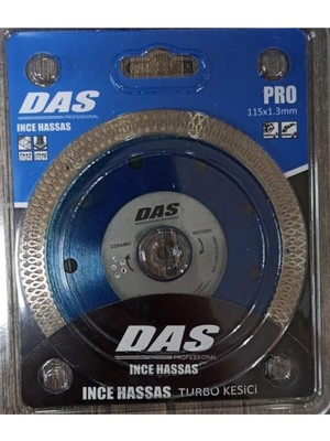 Arj Ince Hassas Turbo Kesici Mermer Granit Seramik Kesici 115*1,3 mm