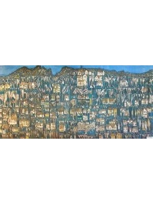 Anadolu Çeşitlemesi, Devrim Erbil ( 1937 - .... ) 35X50 Cm.