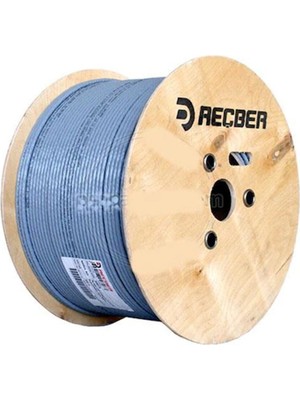 Reçber Cat6 4X2X23 Awg Halojen Free Reçber Cat6 Kablo 500 Metre