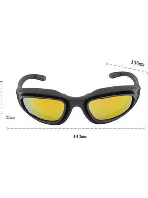Top Sport Polarize UV400 Taktik Gözlük C5 Çekim Gözlük 4 Lens (Yurt Dışından)