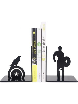 Sanlindou Yaratıcı Kitap Standı Metal Masa Standları Bookend Tutucu Ev Dekorasyon Ofis Okul Malzemeleri Kırtasiye Hediye Öğrenci | Bookendends (Yurt Dışından)