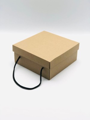 Feza Kutu 23X23X10 Kraft Çok Amaçlı Kutu Karton Kutu (10 Adet)