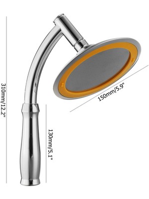 Guangdong Spirit Ayarlanabilir Uzatma Kollu 6 Inç 360 ° Paslanmaz Çelik Yağış Duş Başlığı