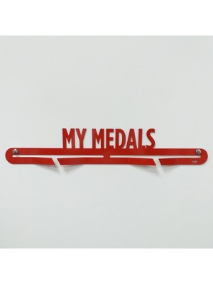 Gymo Medal Wall Madalya Askısı My Medals Kırmızı