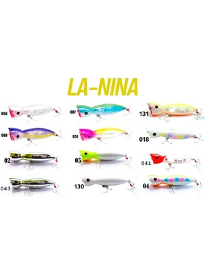 Fujın La-Nina Maket Balık Su Üstü Popper